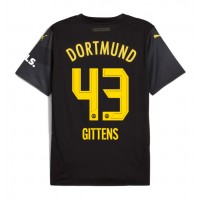 Dres Borussia Dortmund Jamie Bynoe-Gittens #43 Preč 2024-25 Krátky Rukáv